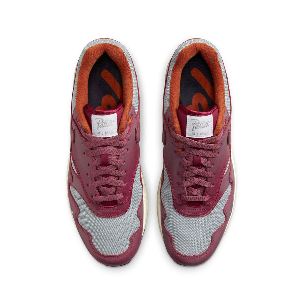 Nike x Patta Air Max 1 'Rush Maroon'