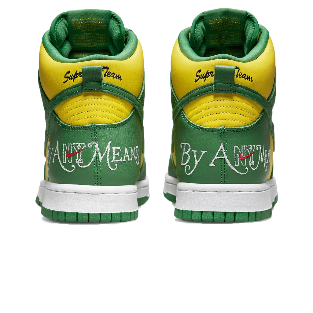 Nike SB x Supreme Dunk High 'By Any Means Brazil'